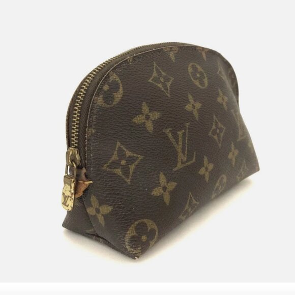 Louis Vuitton Brown Monogram Cosmetic Pouch - Picture 4 of 11